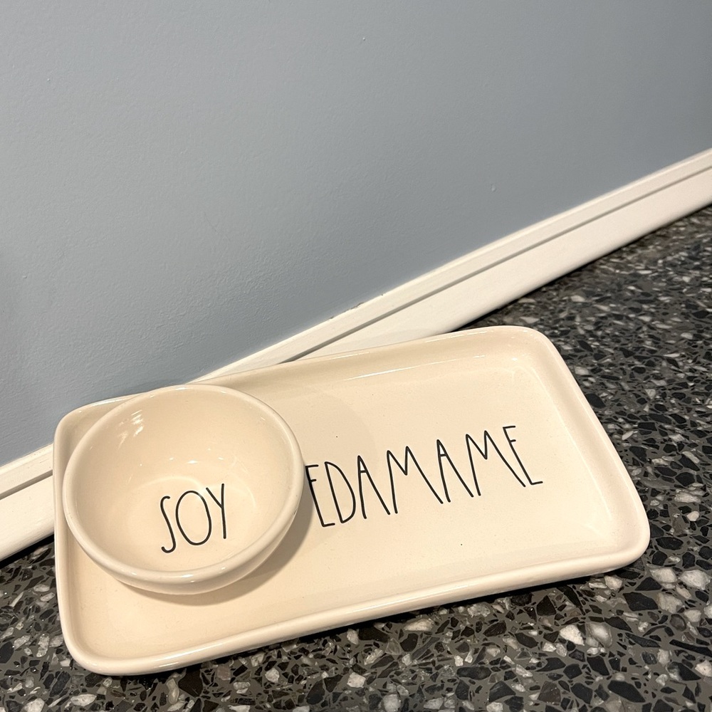 NEW Rae Dunn SOY EDAMAME dish - Picture 1 of 5
